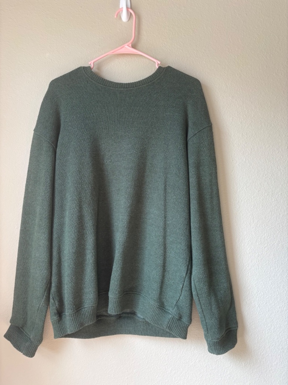 Women’s Pacific & Co Teal Crewneck Sweater Forest Green Size Large
